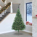Kunstig Forhåndsopplyst Juletre med 300 LED grønn 240 cm PVC
