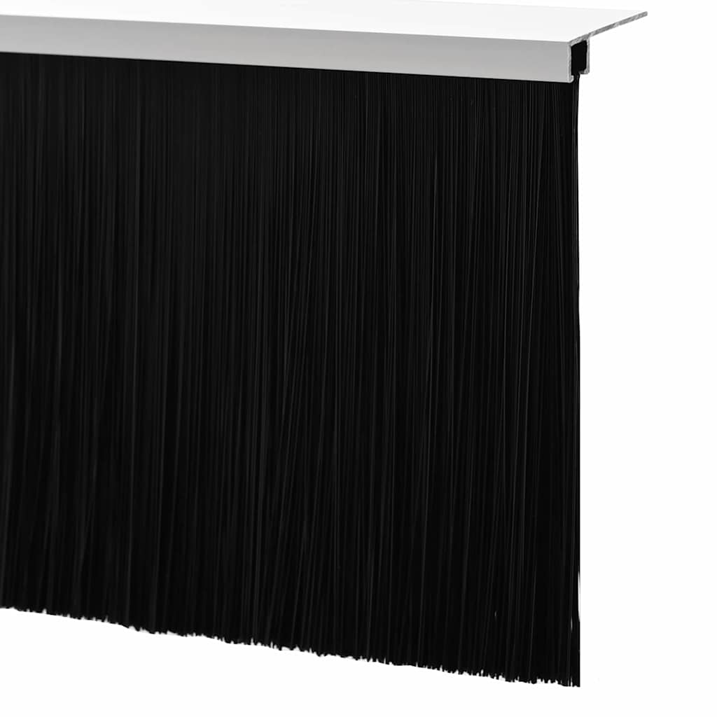 Skru-på dørbørste tetninger 2 pcs Hvit 100 cm
