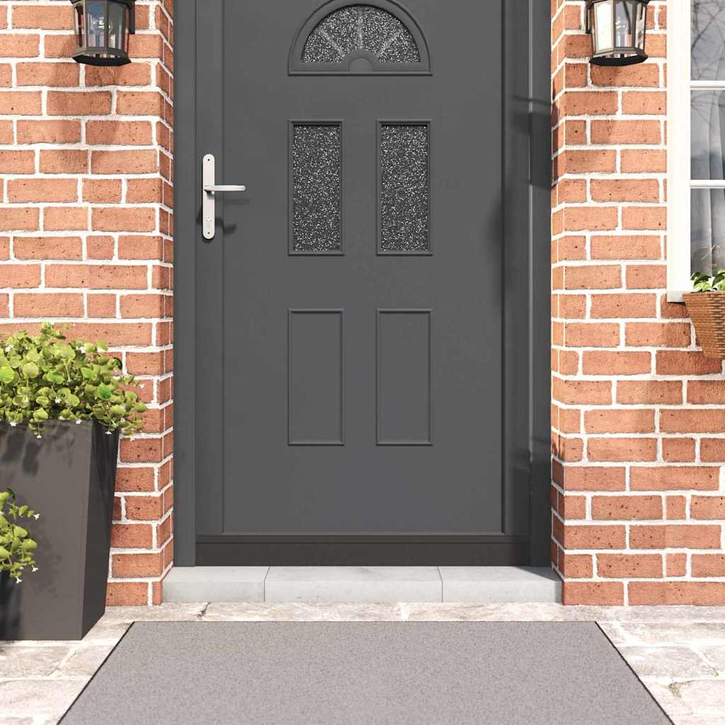 Selvhäftende dørbørstetninger 6 pcs Svart 100 cm