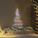 LED Juletre med Bakkepler med 112 LED Flerfarget 182 cm Metall