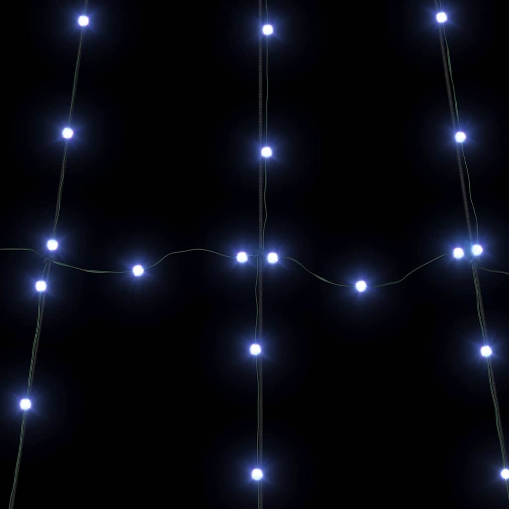 LED Juletre med Bakkepler med 168 LED Blå 306 cm Metall