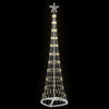 LED juletre med 230 LED Varmhvit 51 x 51 x 190 cm Metall