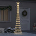 LED juletre med 290 LED med stativ Varmhvit 250 cm Metall