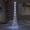 LED juletre med 290 LED Kaldhvit 70 x 70 x 250 cm Metall