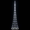 LED juletre med 290 LED Kaldhvit 70 x 70 x 250 cm Metall