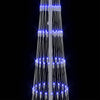 LED juletre med 290 LED med stativ Blå 70 x 70 x 250 cm Metall