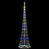 LED juletre med 290 LED Flerfarget 70 x 70 x 250 cm Metall