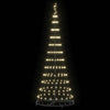LED juletre med 230 LED Varmhvit 71 x 71 x 184.5 cm Metall