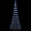 LED juletre med 230 LED Kaldhvit 71 x 71 x 184.5 cm Metall