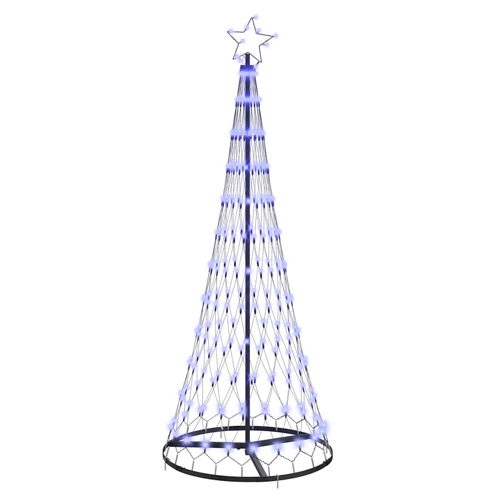 LED juletre med 230 LED Blå 71 x 71 x 184.5 cm Metall