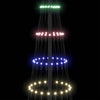 LED juletre med 230 LED Flerfarget 71 x 71 x 184.5 cm Metall