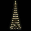 LED juletre med 290 LED Varmhvit 100 x 100 x 250 cm Metall