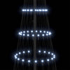 LED juletre med 290 LED Kaldhvit 100 x 100 x 250 cm Metall
