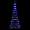 LED juletre med 290 LED Blå 100 x 100 x 250 cm Metall