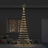 LED juletre med stativ Varmhvit 100.5 x 100.5 x 302.5 cm Metall