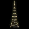LED juletre med stativ Varmhvit 100.5 x 100.5 x 302.5 cm Metall