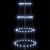 LED juletre med stativ Kaldhvit 100.5 x 100.5 x 302.5 cm Metall