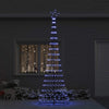 LED juletre med 350 LED Blå 100.5 x 100.5 x 302.5 cm Metall