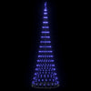 LED juletre med 350 LED Blå 100.5 x 100.5 x 302.5 cm Metall