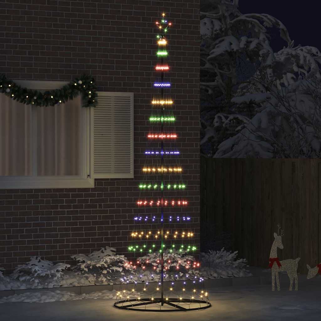 LED juletre Flerfarget 100.5 x 100.5 x 302.5 cm Metall