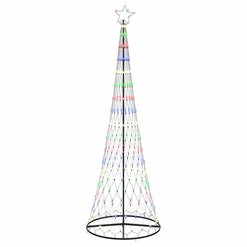 LED juletre Flerfarget 100.5 x 100.5 x 302.5 cm Metall