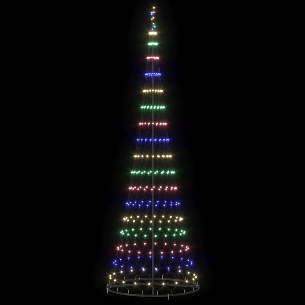 LED juletre Flerfarget 100.5 x 100.5 x 302.5 cm Metall