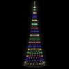 LED juletre Flerfarget 100.5 x 100.5 x 302.5 cm Metall