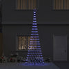 LED juletre med 450 LED Blå 138.5 x 138.5 x 399 cm Metall