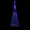 LED juletre med 450 LED Blå 138.5 x 138.5 x 399 cm Metall