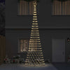 LED juletre med 550 LED Varmhvit 160 x 160 x 500 cm Metall