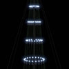 LED juletre med 550 LED Kaldhvit 160 x 160 x 500 cm Metall