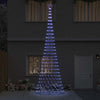 LED juletre med 550 LED Blå 160 x 160 x 500 cm Metall