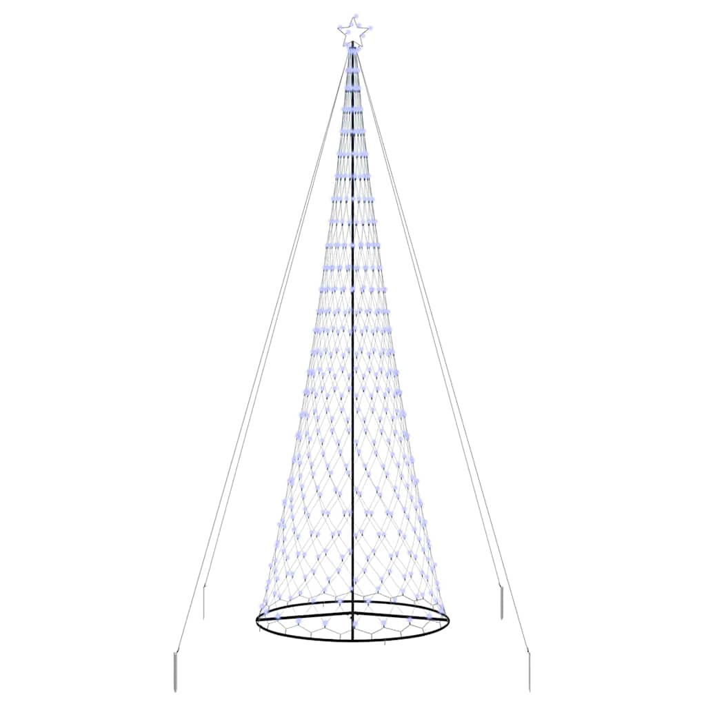 LED juletre med 550 LED Blå 160 x 160 x 500 cm Metall