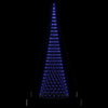 LED juletre med 550 LED Blå 160 x 160 x 500 cm Metall