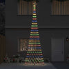 LED juletre med 550 LED Flerfarget 160 x 160 x 500 cm Metall