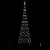 LED juletre med 550 LED Flerfarget 160 x 160 x 500 cm Metall