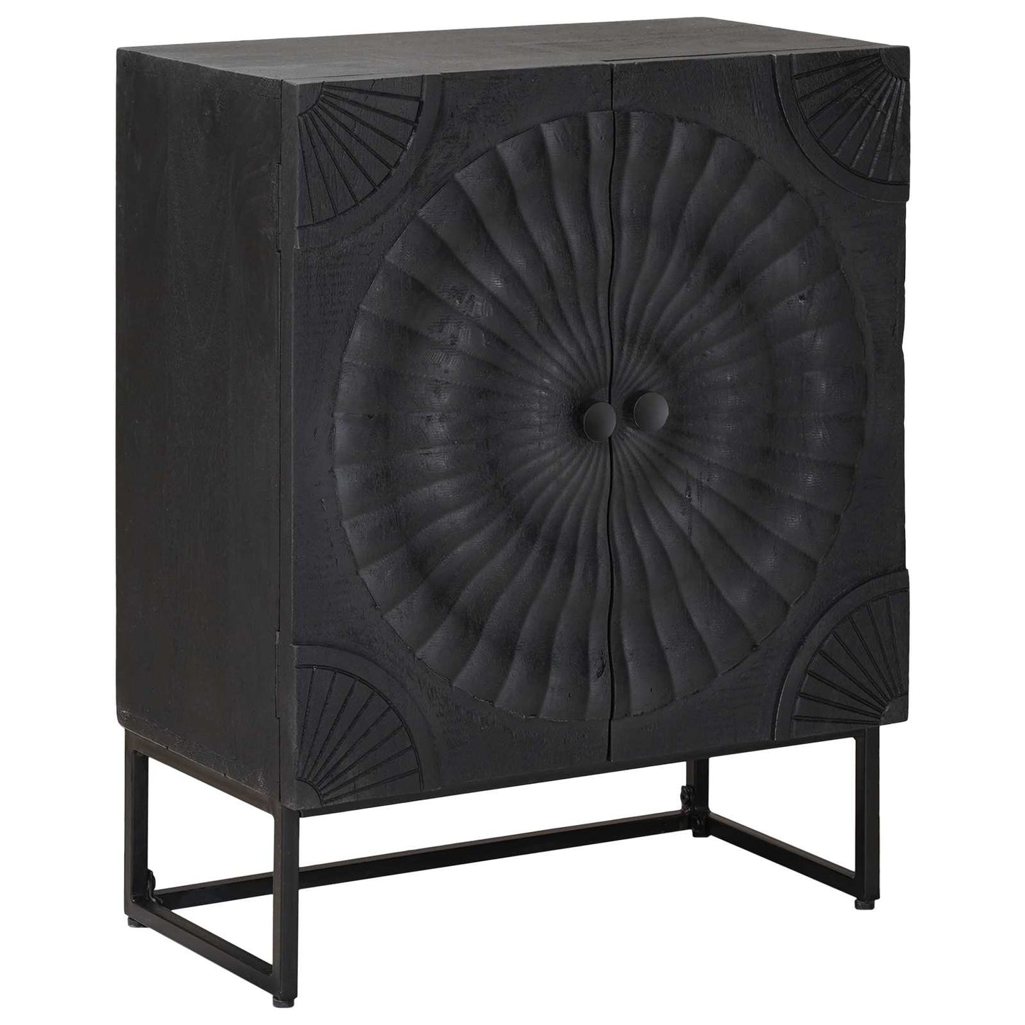 Serviesskap Svart 55 x 30 x 70 cm