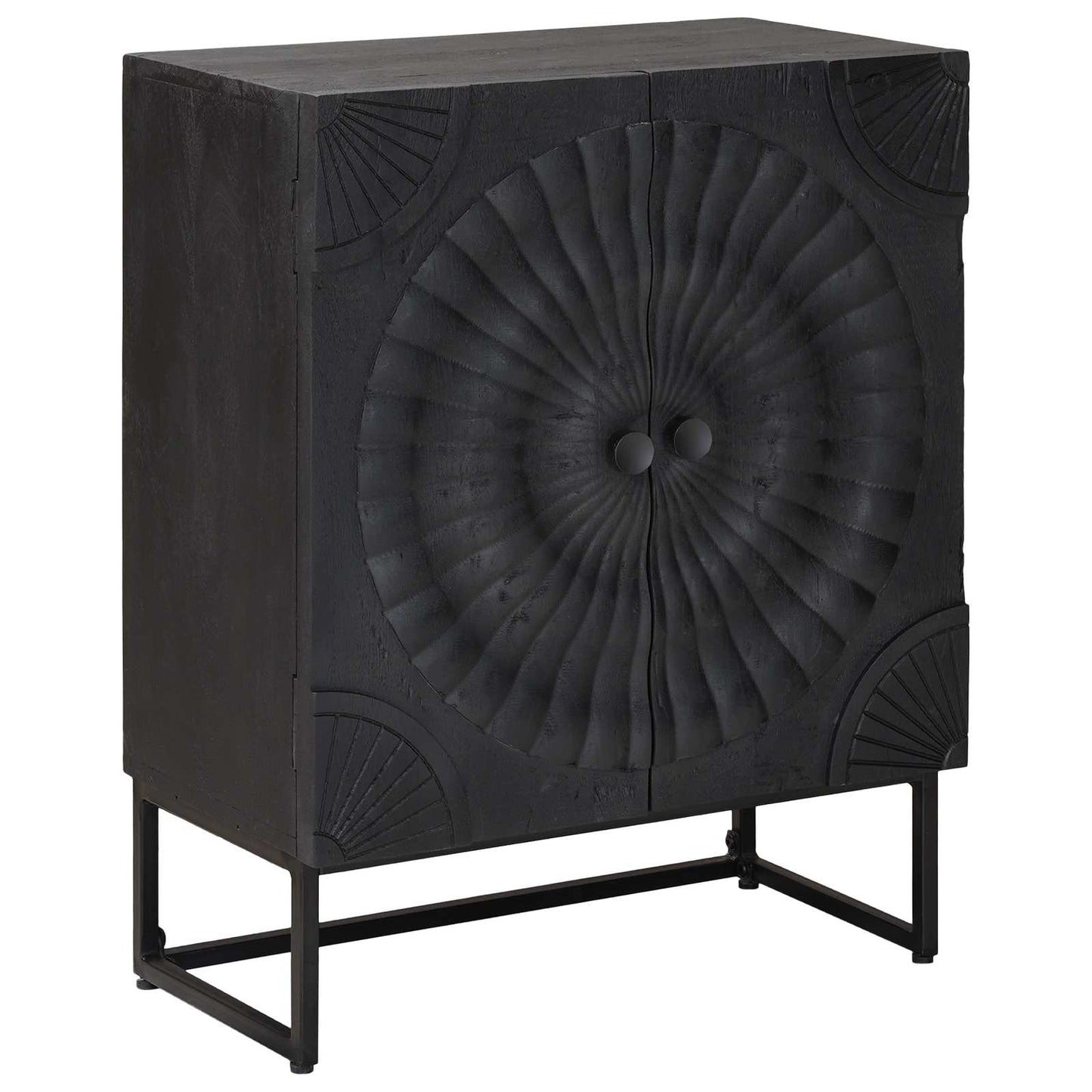 Serviesskap Svart 55 x 30 x 70 cm