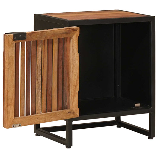 Håndlaget sengeskap Naturlig 40 x 30 x 50 cm Massiv mango tre