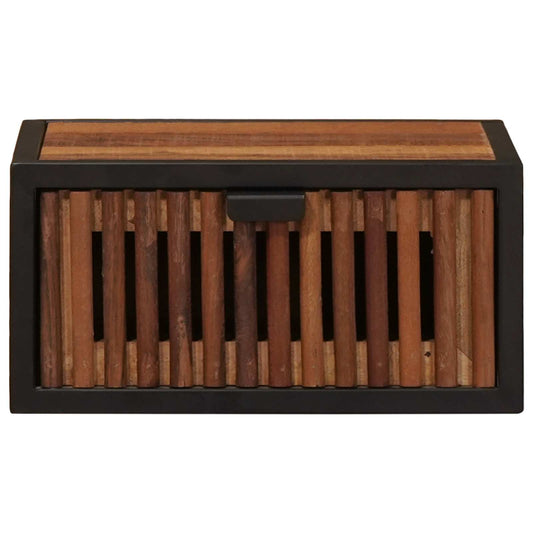 Håndlaget sengeskap Naturlig 40 x 30 x 20 cm Massiv mango tre