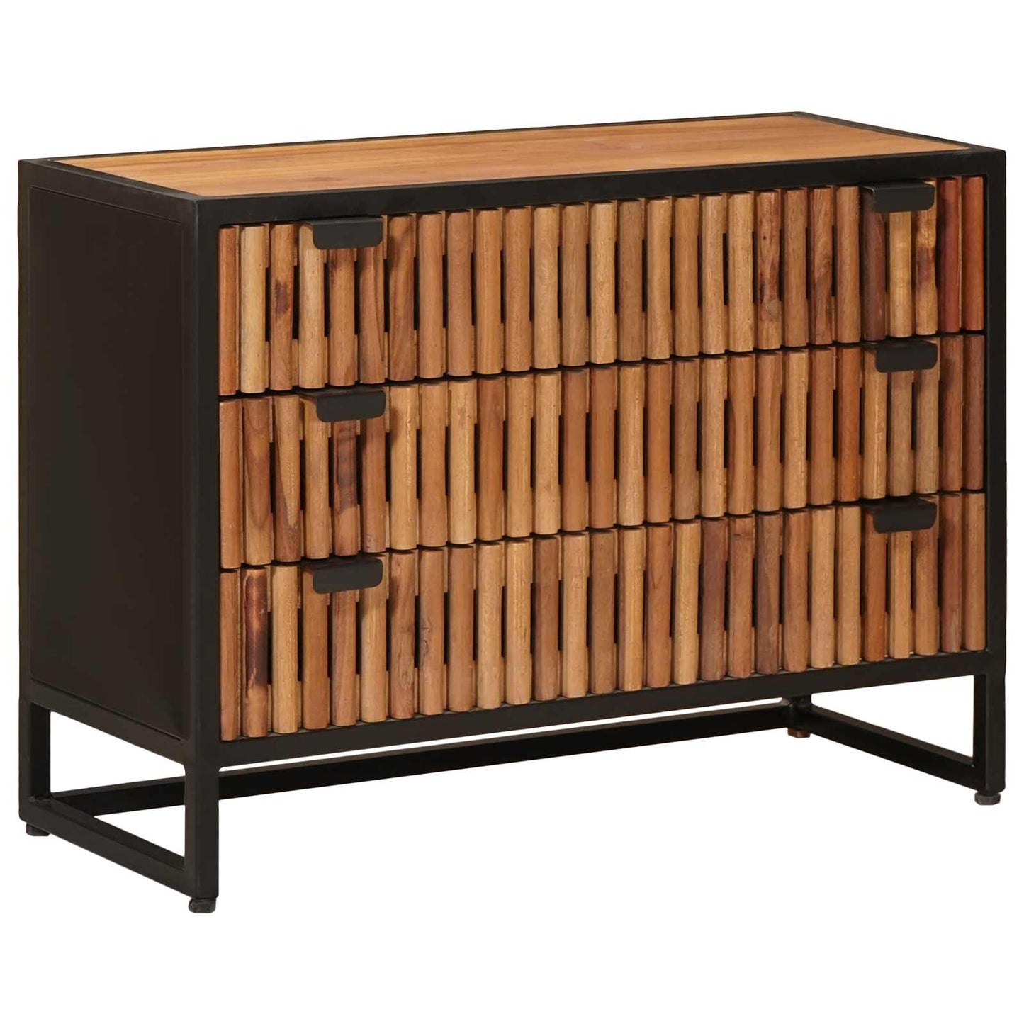 Skuffeskap 75 x 30 x 54 cm Massivt mango tre og konstruert tre