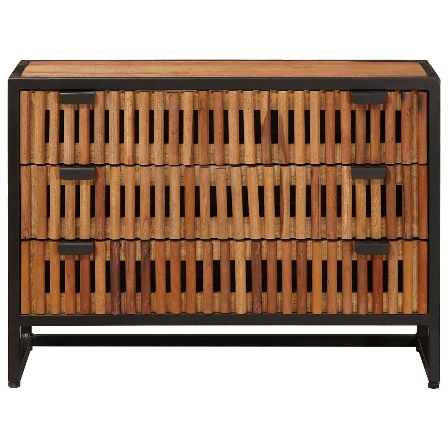 Skuffeskap 75 x 30 x 54 cm Massivt mango tre og konstruert tre