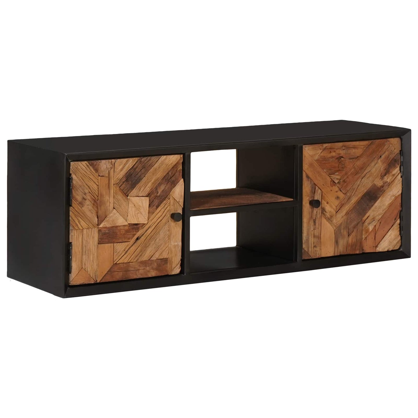 TV-skap 105 x 30 x 35 cm Solid gjenbrukt tre og konstruert tre