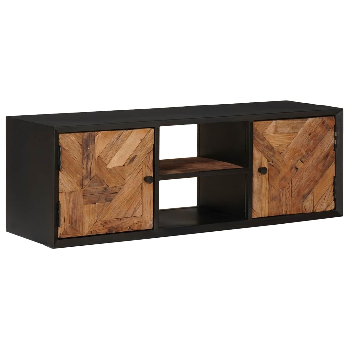 TV-skap 105 x 30 x 35 cm Solid gjenbrukt tre og konstruert tre