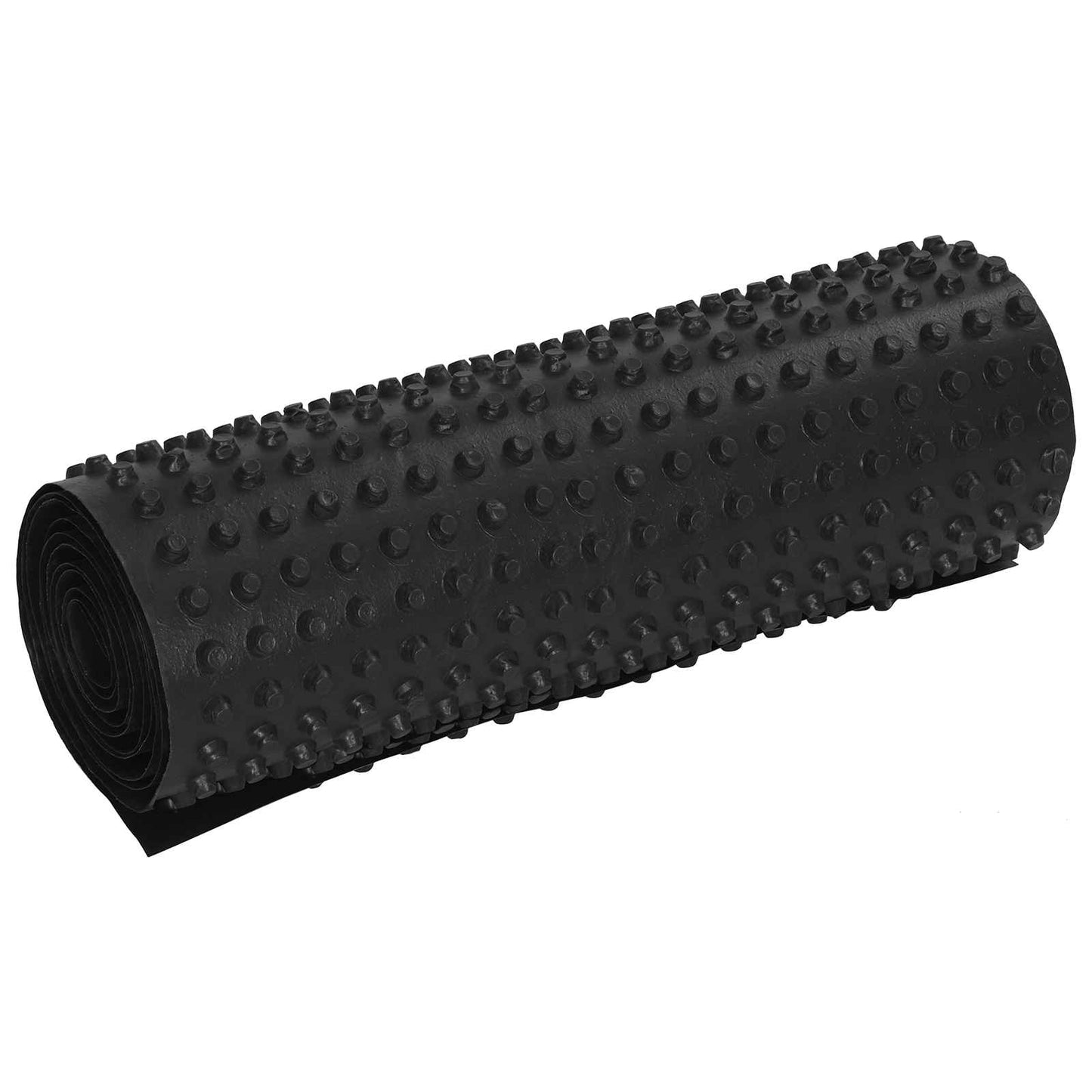Prikket dreneringsark 2 pcs Svart 0,5 x 20 m HDPE