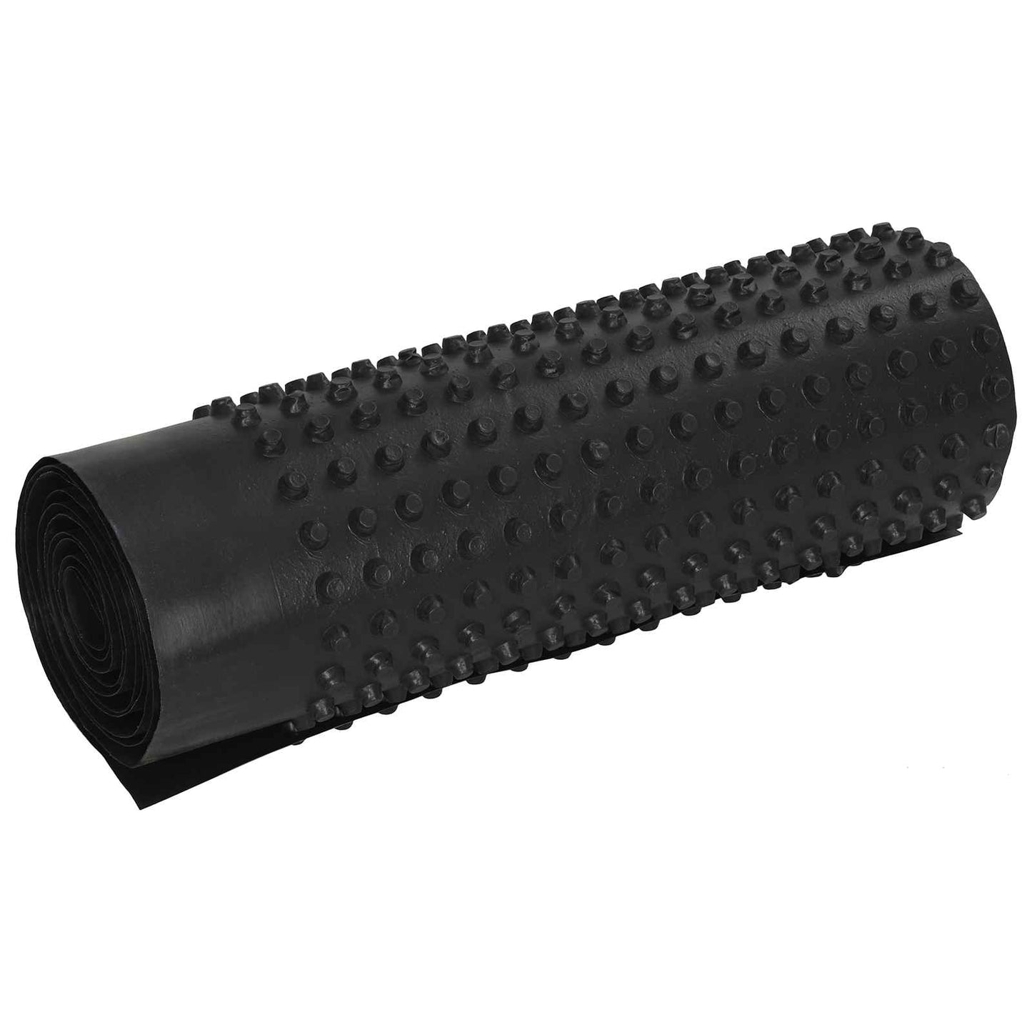 Prikket dreneringsark 2 pcs Svart 0,5 x 20 m HDPE