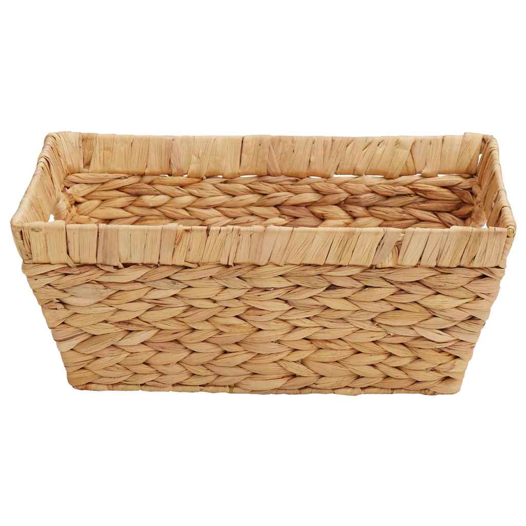 Oppbevaringskurver 2 pcs Naturlig 38 x 28 x 15 cm Vannhyasint