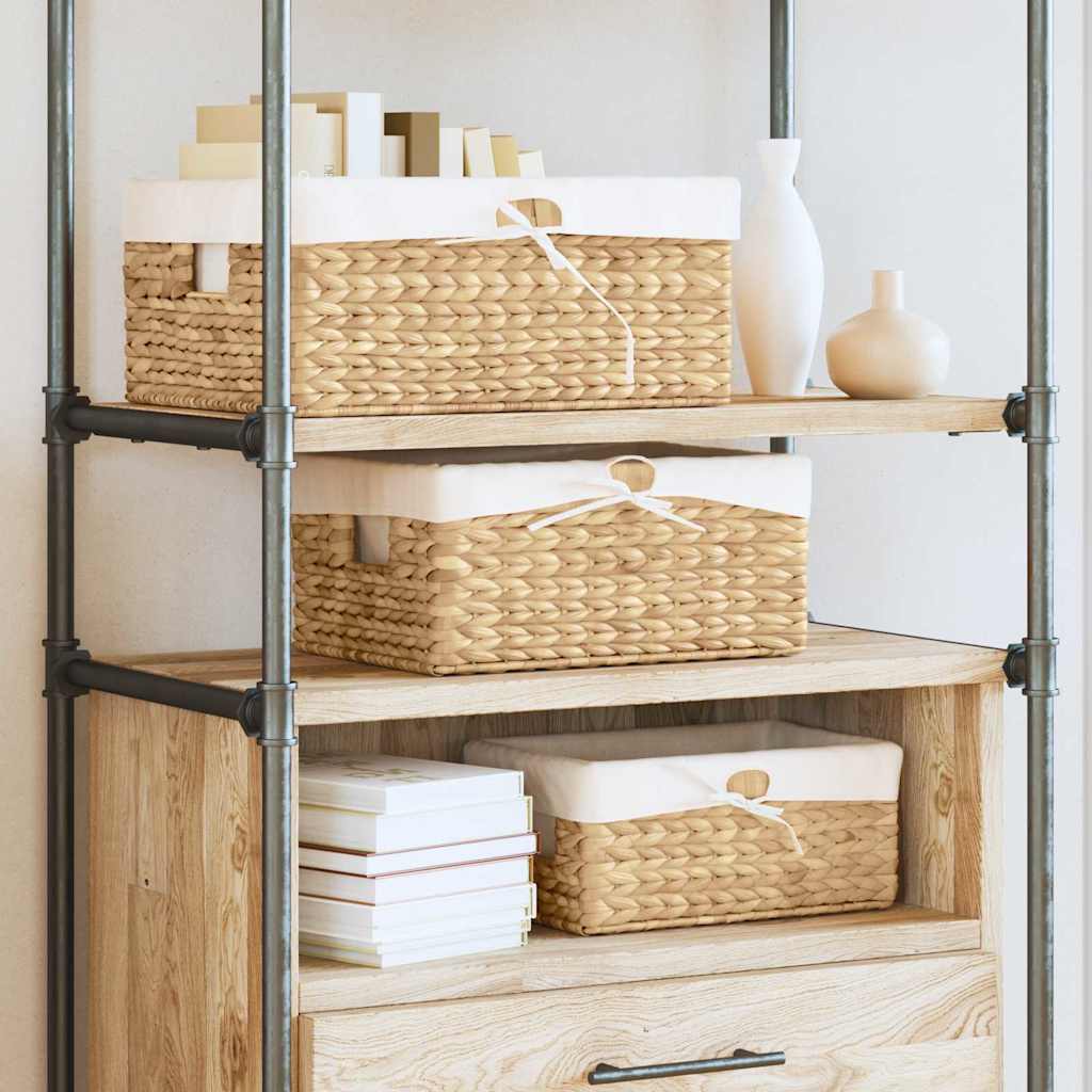Oppbevaringskurver 3 pcs Naturlig Vannhyasint