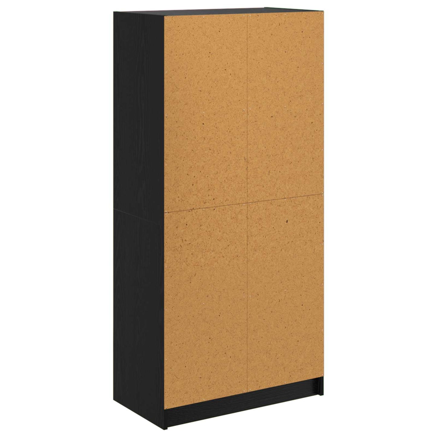 Høyskap Svart Eik 68 x 37 x 142 cm Konstruert tre