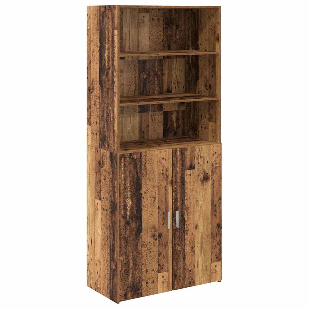 Høyskap Gamle tre 80 x 42,5 x 185 cm Konstruert tre